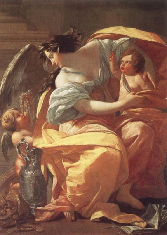 Simon  Vouet Allegory of Wealth oil painting picture